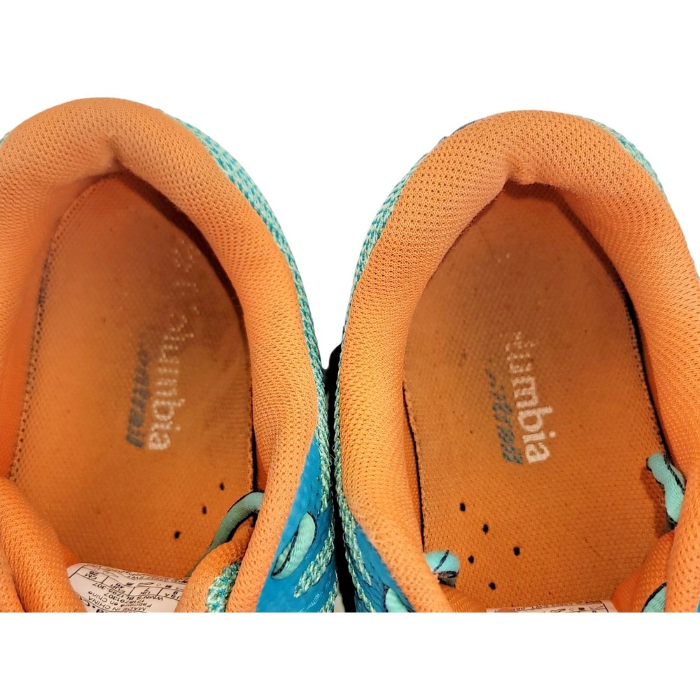 Columbia Montrail Mojave Trail Womens Running Shoes Blue Orange Sneaker 9 BL1795 - Picture 8 of 12